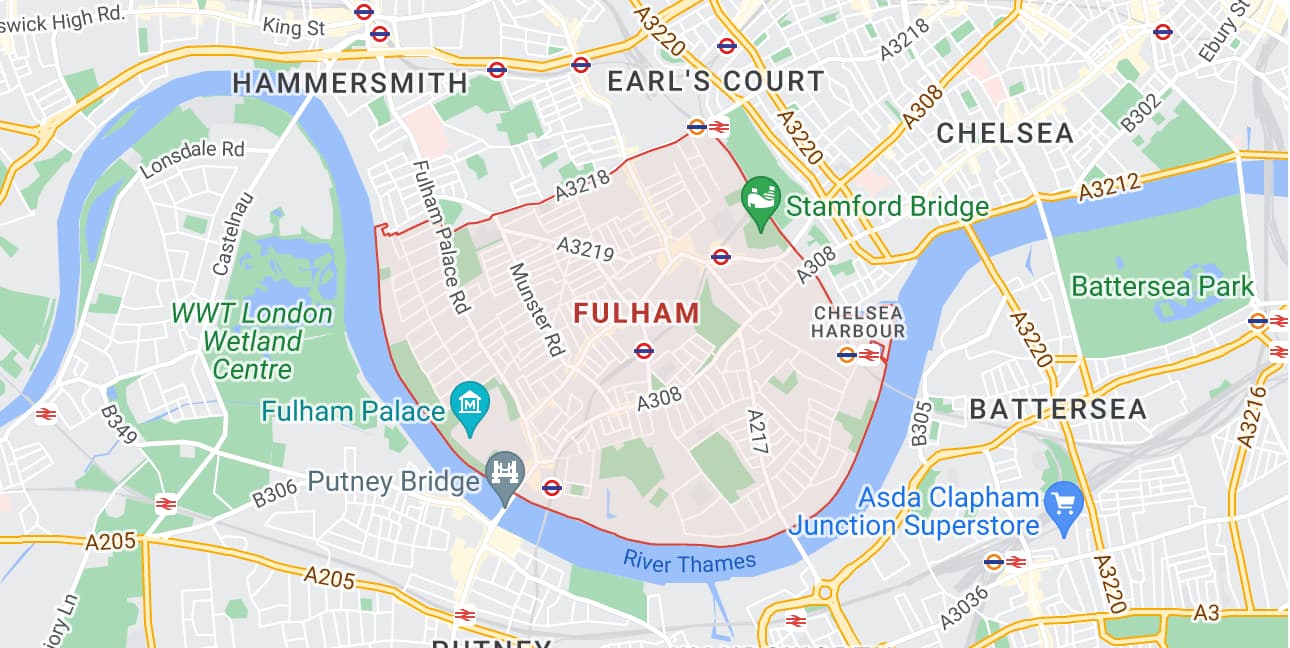 Fulham Map